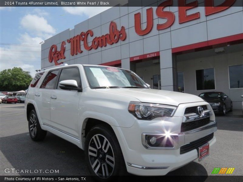 Blizzard White Pearl / Black 2014 Toyota 4Runner Limited