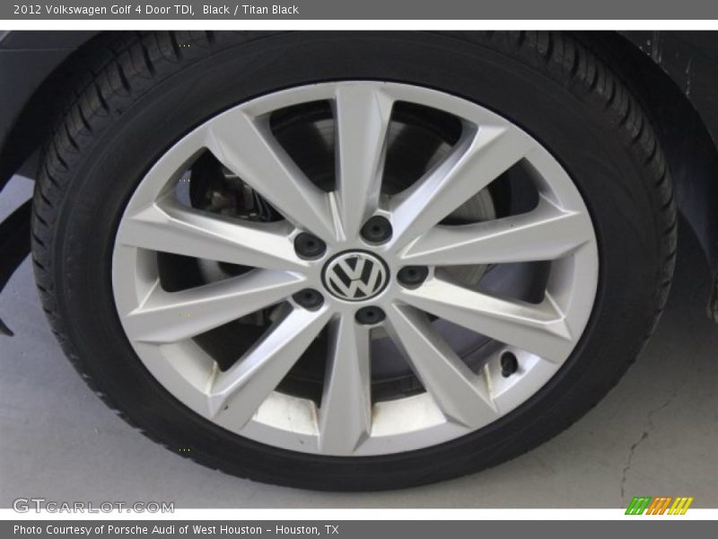 Black / Titan Black 2012 Volkswagen Golf 4 Door TDI