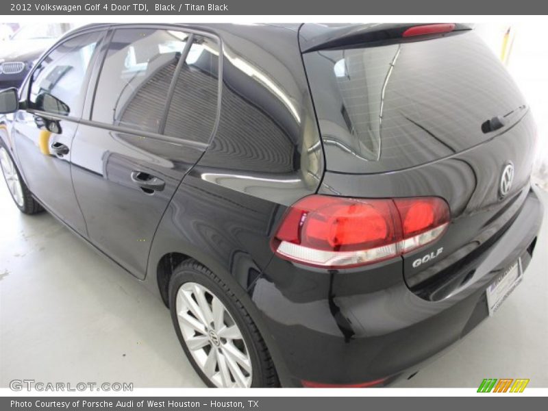 Black / Titan Black 2012 Volkswagen Golf 4 Door TDI