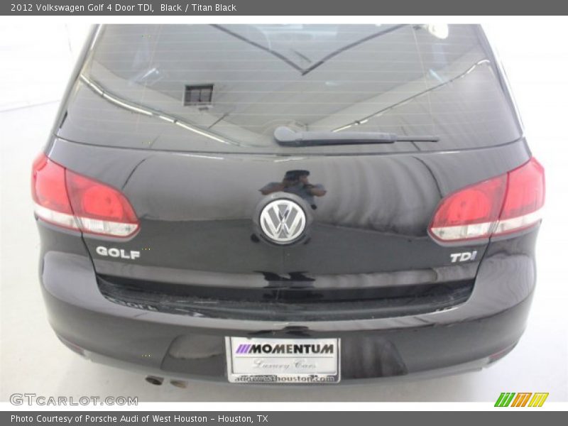 Black / Titan Black 2012 Volkswagen Golf 4 Door TDI