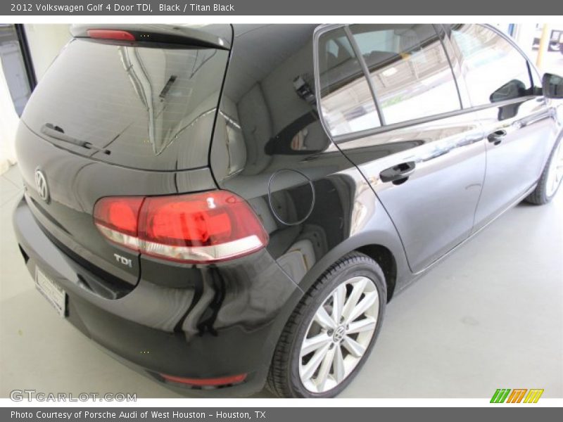 Black / Titan Black 2012 Volkswagen Golf 4 Door TDI