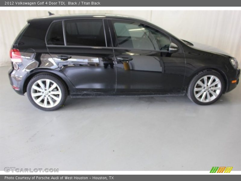 Black / Titan Black 2012 Volkswagen Golf 4 Door TDI