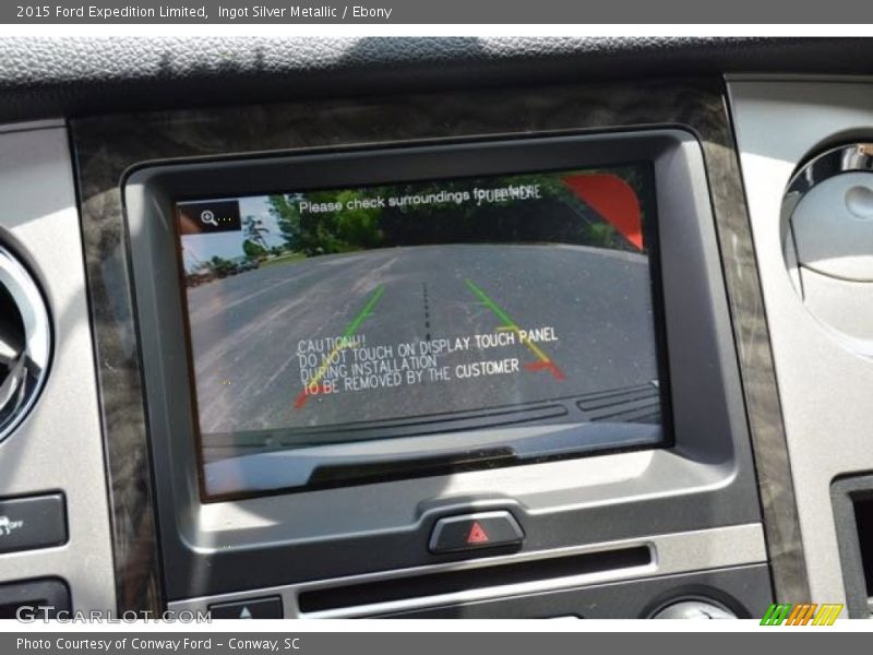 Ingot Silver Metallic / Ebony 2015 Ford Expedition Limited