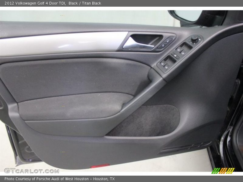 Black / Titan Black 2012 Volkswagen Golf 4 Door TDI