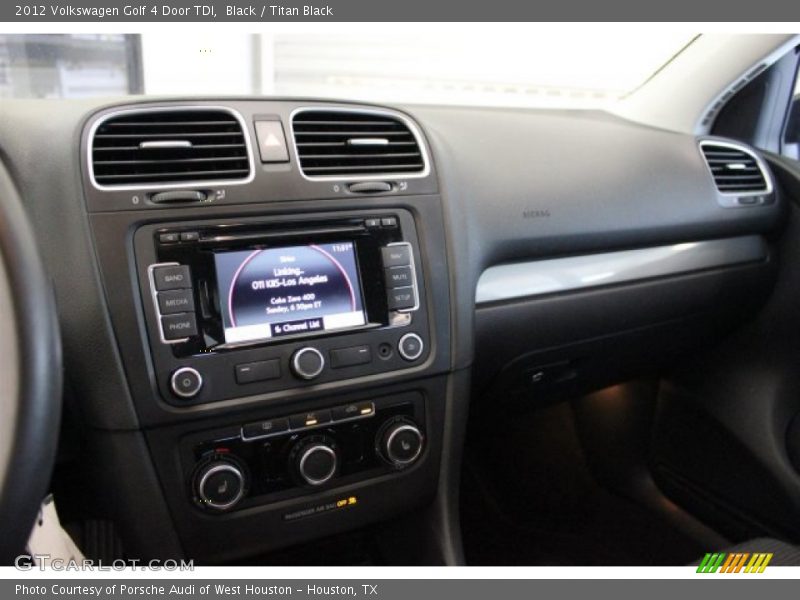 Black / Titan Black 2012 Volkswagen Golf 4 Door TDI