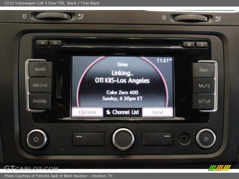 Black / Titan Black 2012 Volkswagen Golf 4 Door TDI