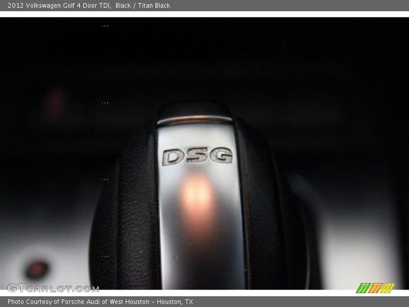 Black / Titan Black 2012 Volkswagen Golf 4 Door TDI