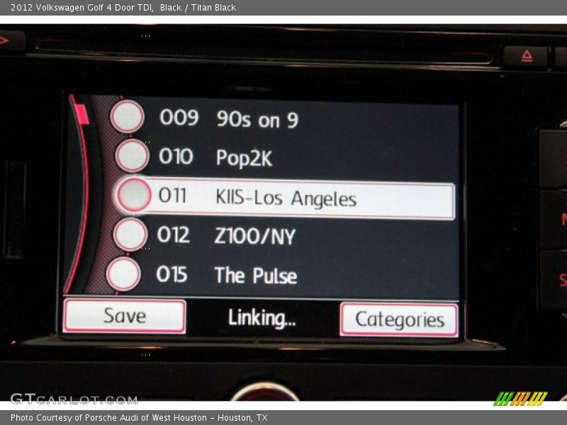 Black / Titan Black 2012 Volkswagen Golf 4 Door TDI