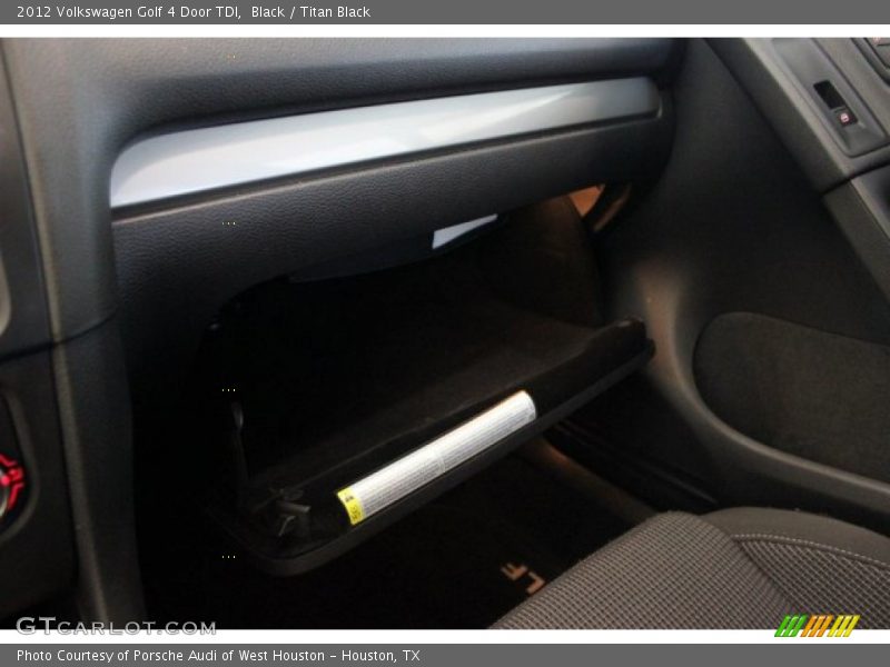 Black / Titan Black 2012 Volkswagen Golf 4 Door TDI