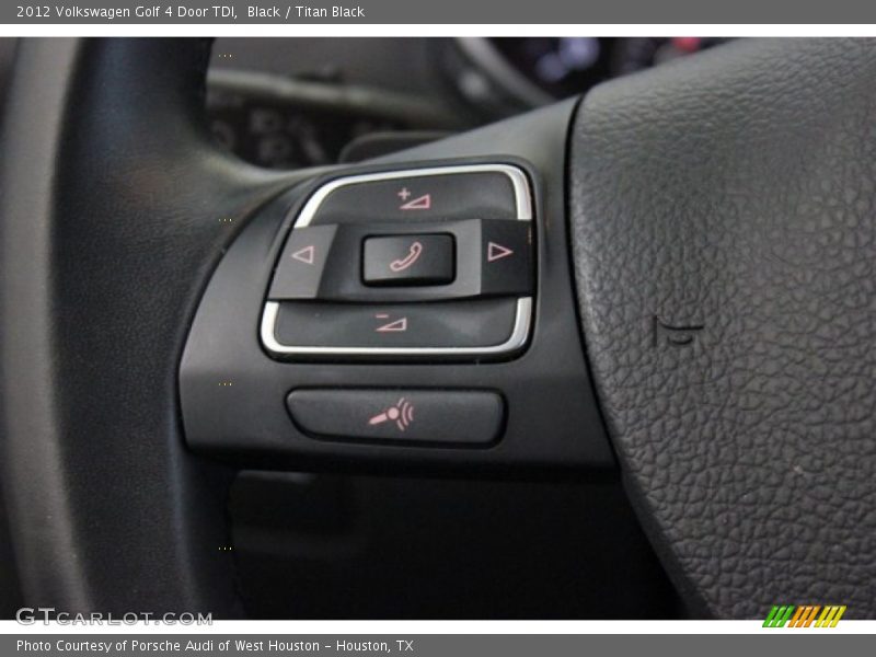 Black / Titan Black 2012 Volkswagen Golf 4 Door TDI