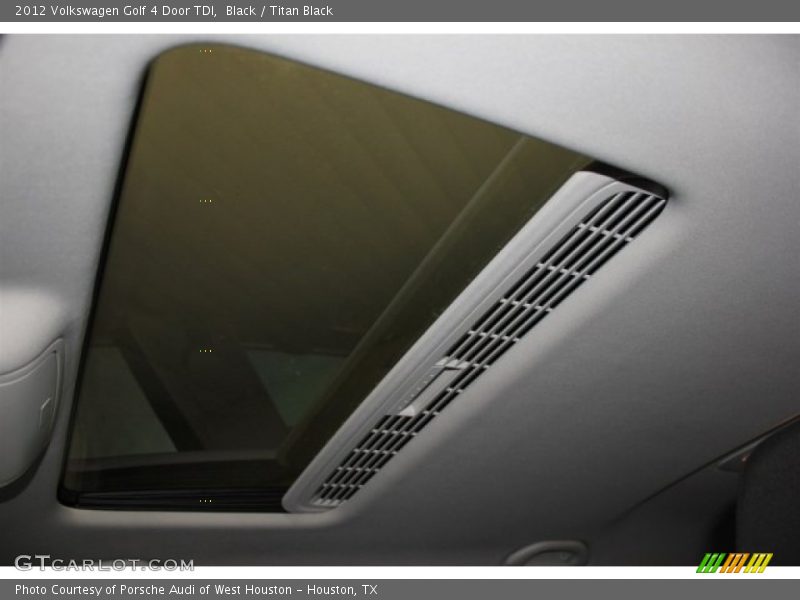 Black / Titan Black 2012 Volkswagen Golf 4 Door TDI
