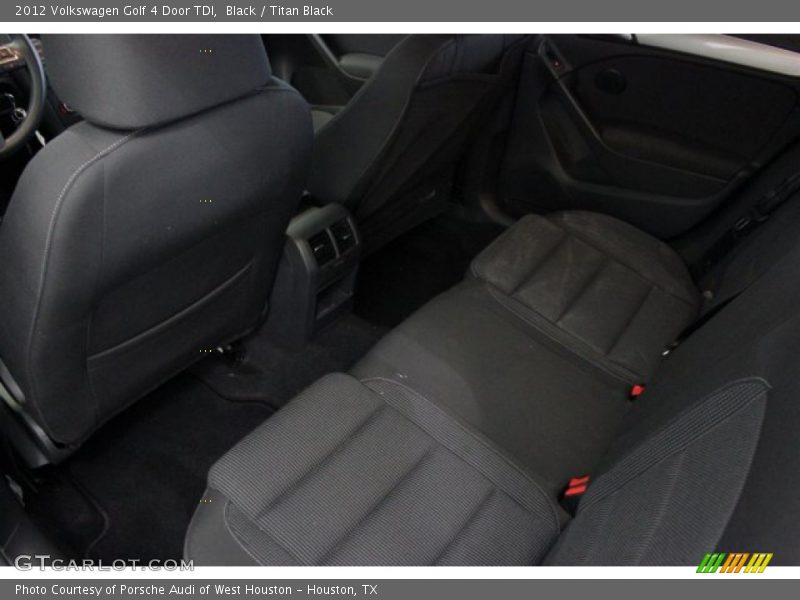 Black / Titan Black 2012 Volkswagen Golf 4 Door TDI