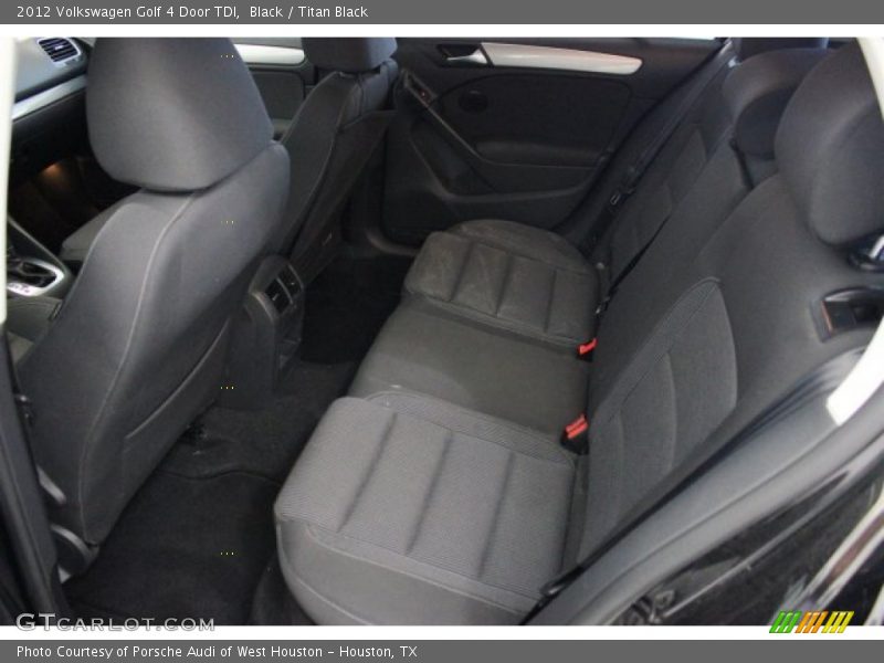 Black / Titan Black 2012 Volkswagen Golf 4 Door TDI