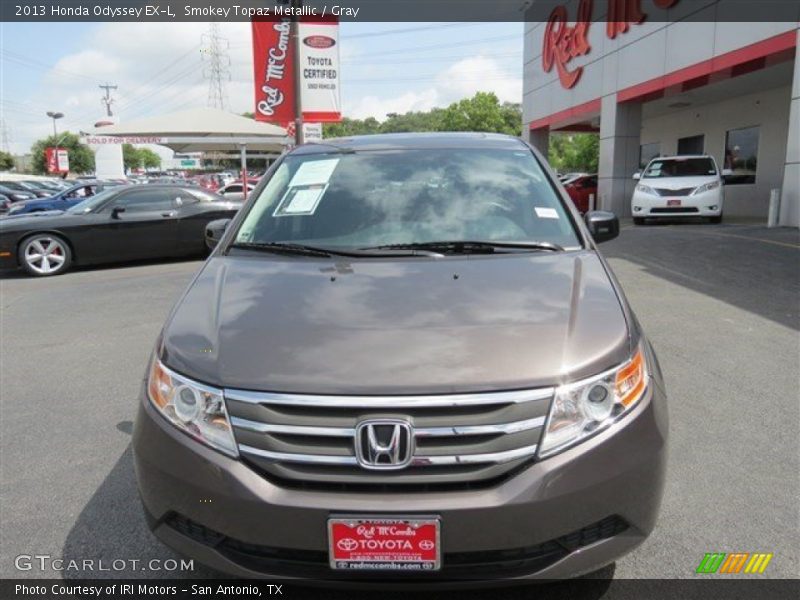 Smokey Topaz Metallic / Gray 2013 Honda Odyssey EX-L