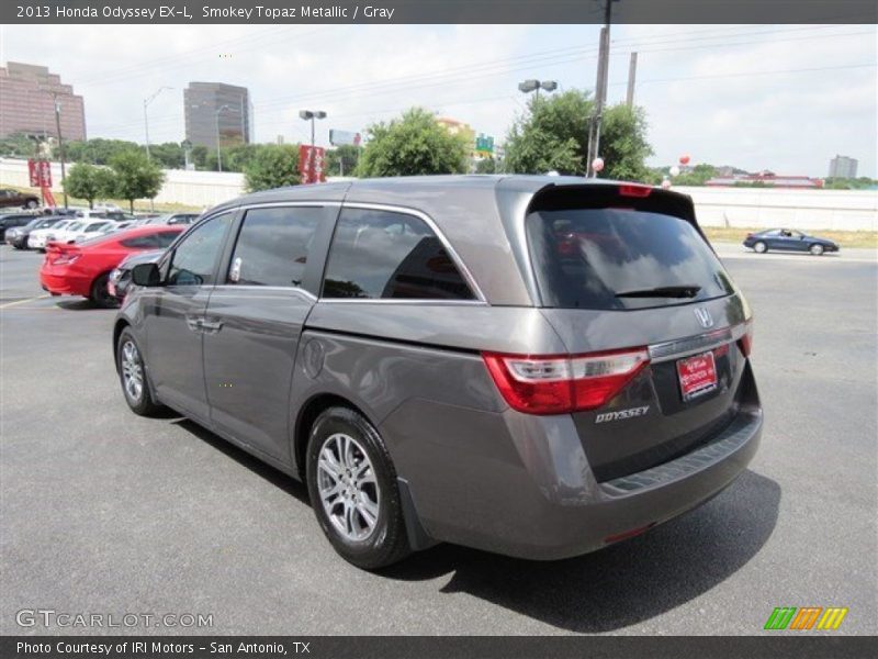 Smokey Topaz Metallic / Gray 2013 Honda Odyssey EX-L