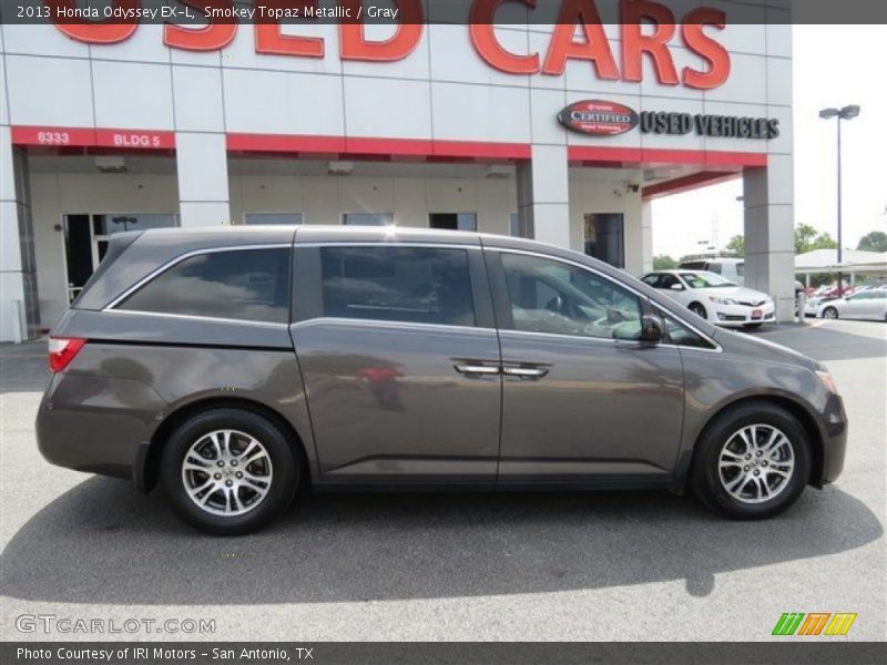 Smokey Topaz Metallic / Gray 2013 Honda Odyssey EX-L