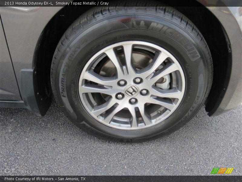 Smokey Topaz Metallic / Gray 2013 Honda Odyssey EX-L