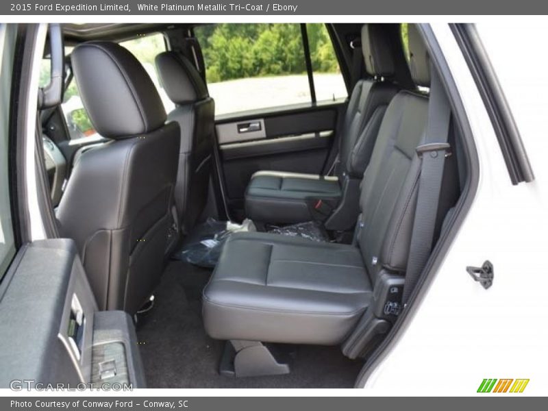 White Platinum Metallic Tri-Coat / Ebony 2015 Ford Expedition Limited