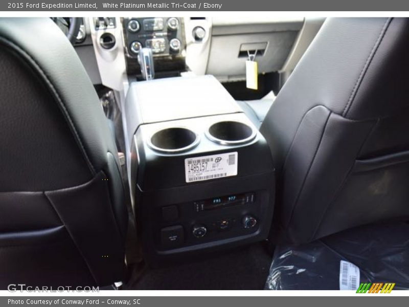 White Platinum Metallic Tri-Coat / Ebony 2015 Ford Expedition Limited