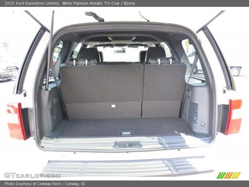 White Platinum Metallic Tri-Coat / Ebony 2015 Ford Expedition Limited