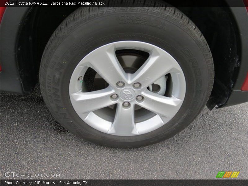 Barcelona Red Metallic / Black 2013 Toyota RAV4 XLE