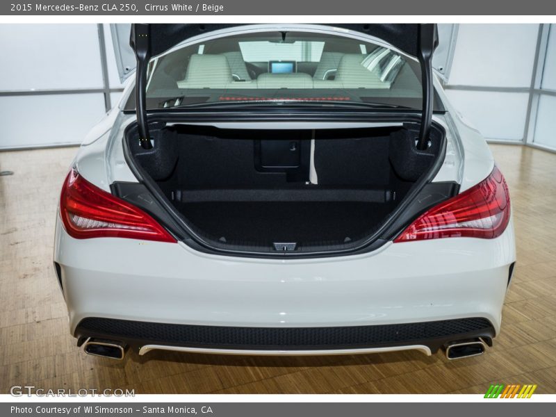 Cirrus White / Beige 2015 Mercedes-Benz CLA 250