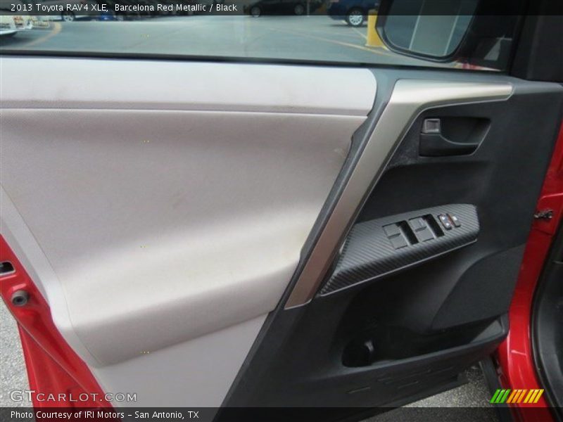 Barcelona Red Metallic / Black 2013 Toyota RAV4 XLE