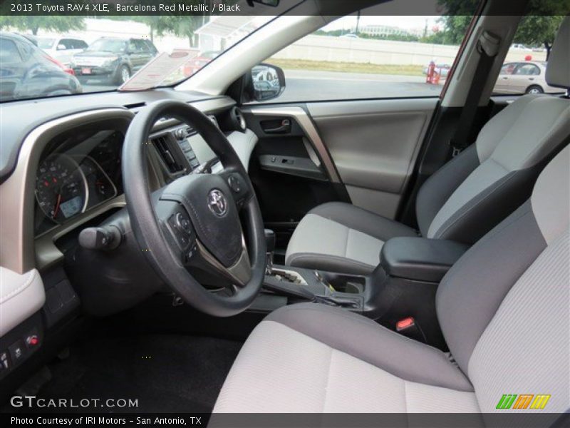 Barcelona Red Metallic / Black 2013 Toyota RAV4 XLE
