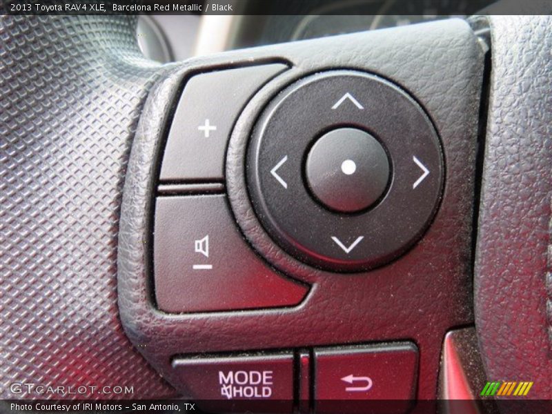 Barcelona Red Metallic / Black 2013 Toyota RAV4 XLE