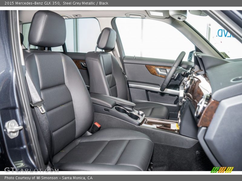 Steel Grey Metallic / Black 2015 Mercedes-Benz GLK 350