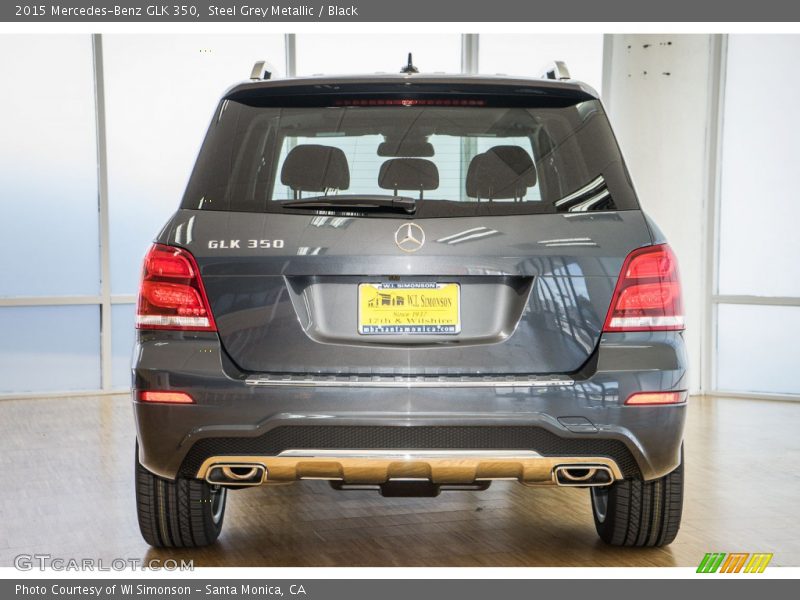 Steel Grey Metallic / Black 2015 Mercedes-Benz GLK 350