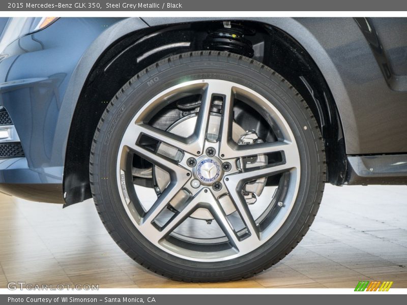 Steel Grey Metallic / Black 2015 Mercedes-Benz GLK 350