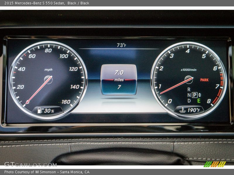 Black / Black 2015 Mercedes-Benz S 550 Sedan