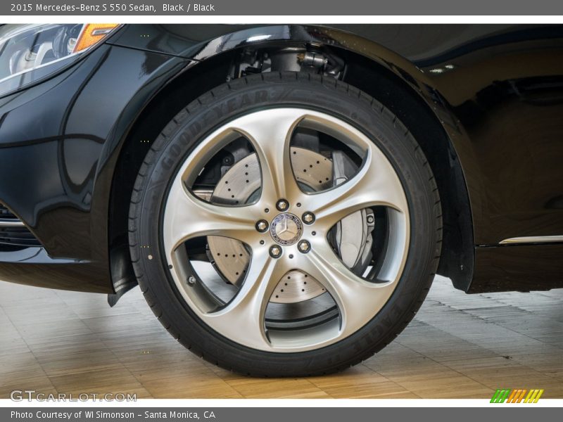 Black / Black 2015 Mercedes-Benz S 550 Sedan