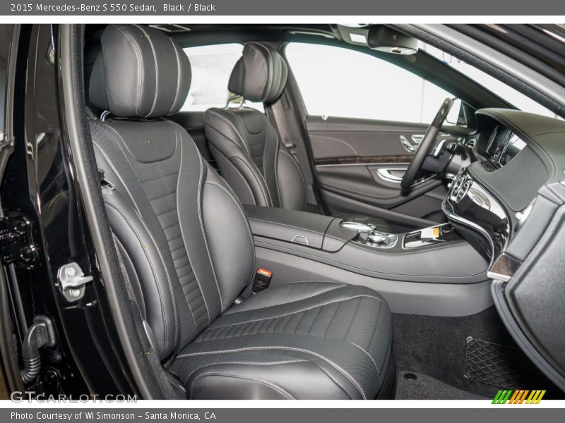 Black / Black 2015 Mercedes-Benz S 550 Sedan