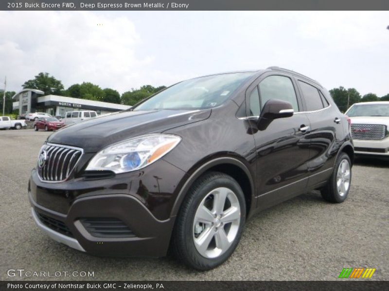 Deep Espresso Brown Metallic / Ebony 2015 Buick Encore FWD