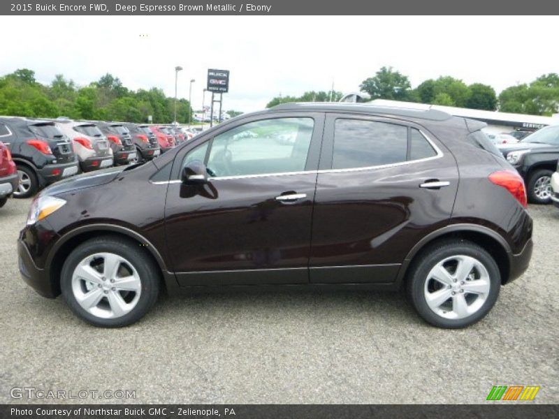 Deep Espresso Brown Metallic / Ebony 2015 Buick Encore FWD