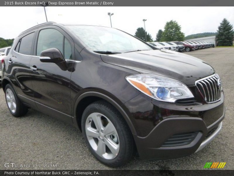 Deep Espresso Brown Metallic / Ebony 2015 Buick Encore FWD