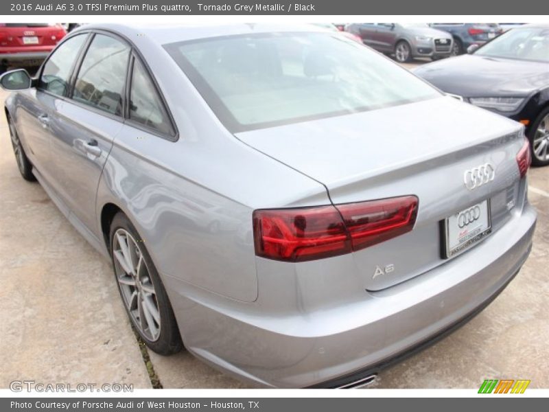 Tornado Grey Metallic / Black 2016 Audi A6 3.0 TFSI Premium Plus quattro