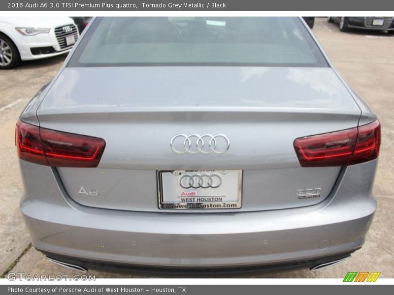 Tornado Grey Metallic / Black 2016 Audi A6 3.0 TFSI Premium Plus quattro