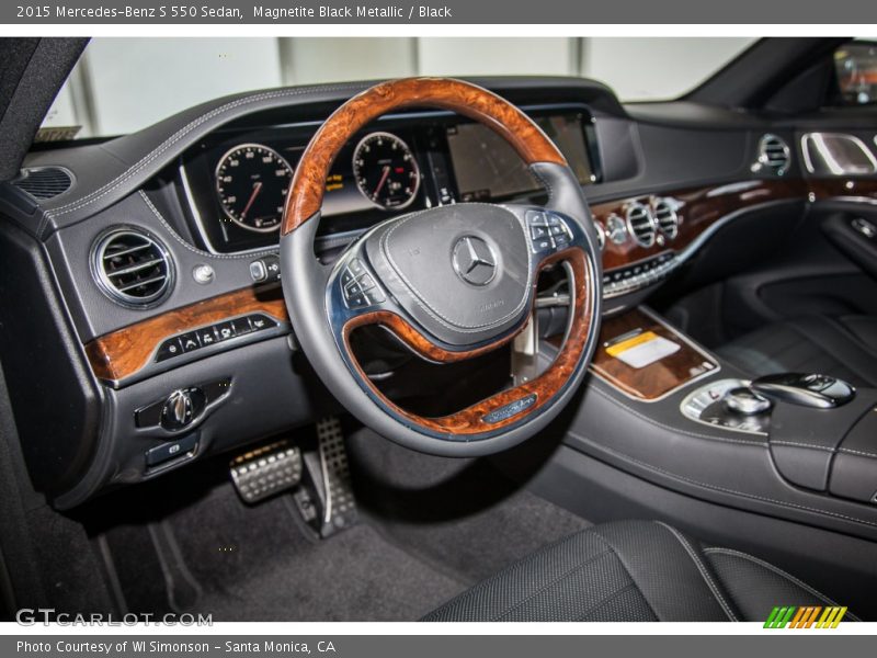 Magnetite Black Metallic / Black 2015 Mercedes-Benz S 550 Sedan