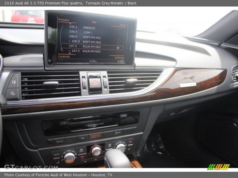 Tornado Grey Metallic / Black 2016 Audi A6 3.0 TFSI Premium Plus quattro