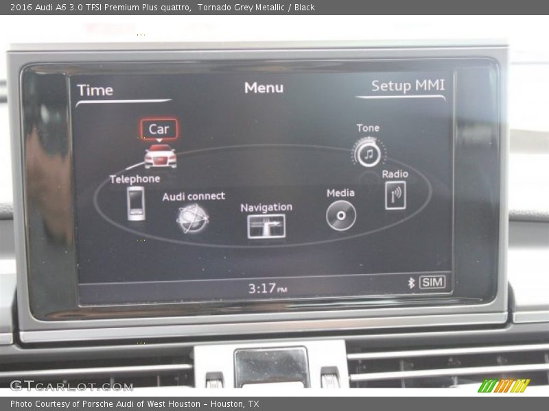 Tornado Grey Metallic / Black 2016 Audi A6 3.0 TFSI Premium Plus quattro