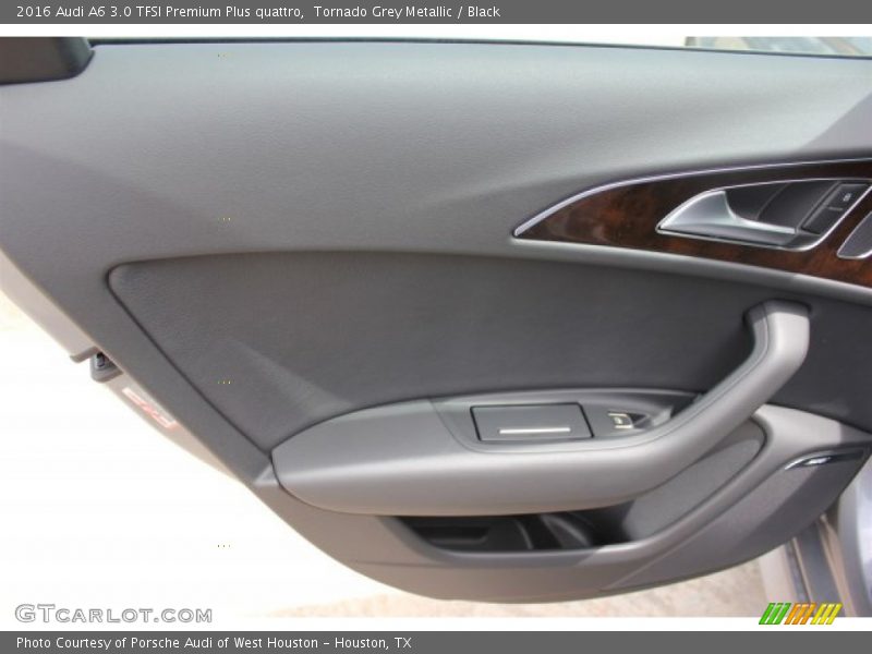Tornado Grey Metallic / Black 2016 Audi A6 3.0 TFSI Premium Plus quattro