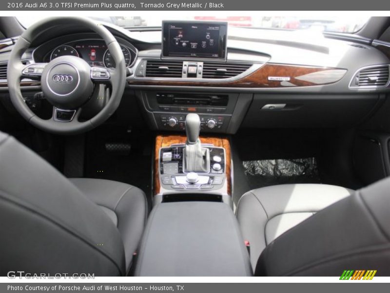 Tornado Grey Metallic / Black 2016 Audi A6 3.0 TFSI Premium Plus quattro