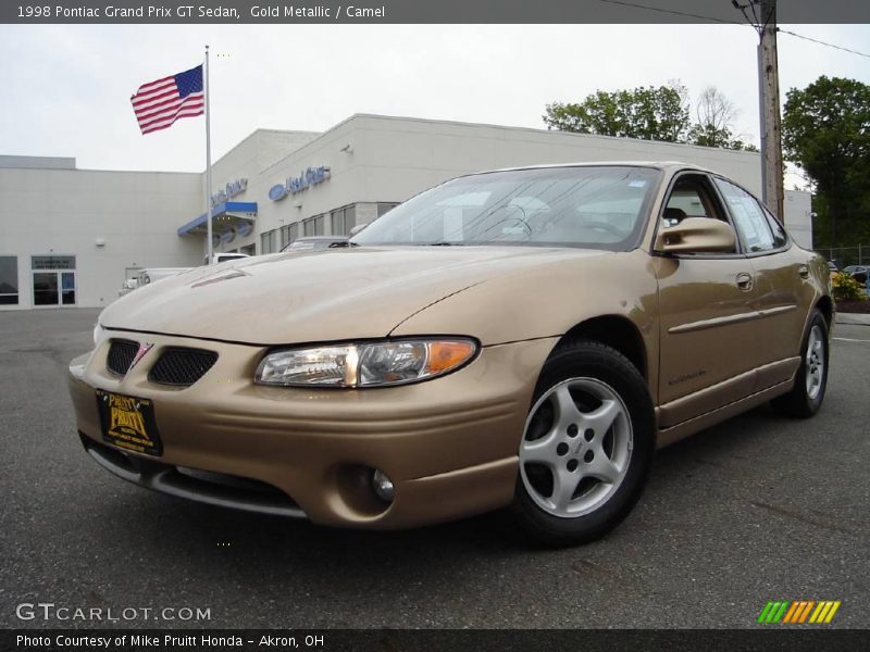 Gold Metallic / Camel 1998 Pontiac Grand Prix GT Sedan