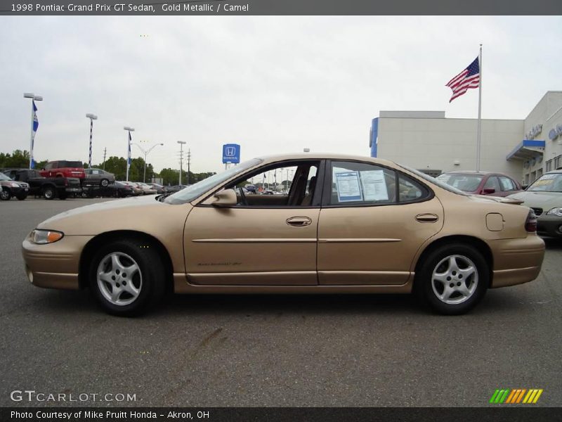 Gold Metallic / Camel 1998 Pontiac Grand Prix GT Sedan