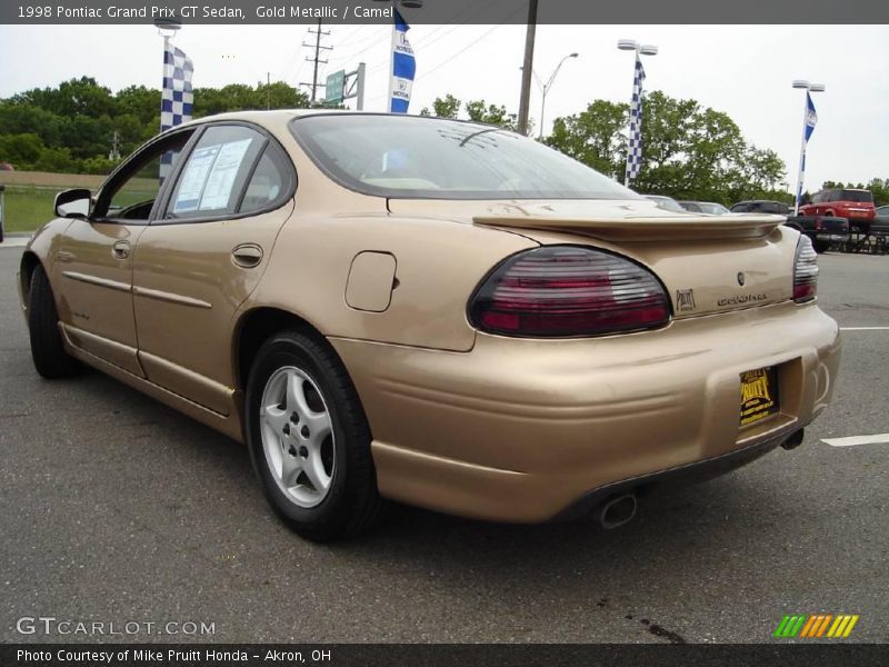 Gold Metallic / Camel 1998 Pontiac Grand Prix GT Sedan