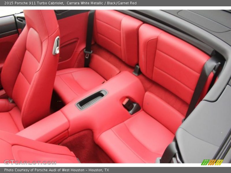 Rear Seat of 2015 911 Turbo Cabriolet