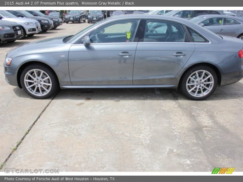 Monsoon Gray Metallic / Black 2015 Audi A4 2.0T Premium Plus quattro